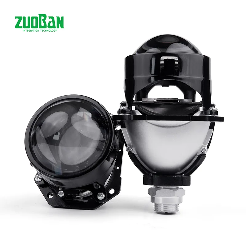 Linterna frontal con lente de doble luz y copa única plug-and-play de 2,5 pulgadas T0325