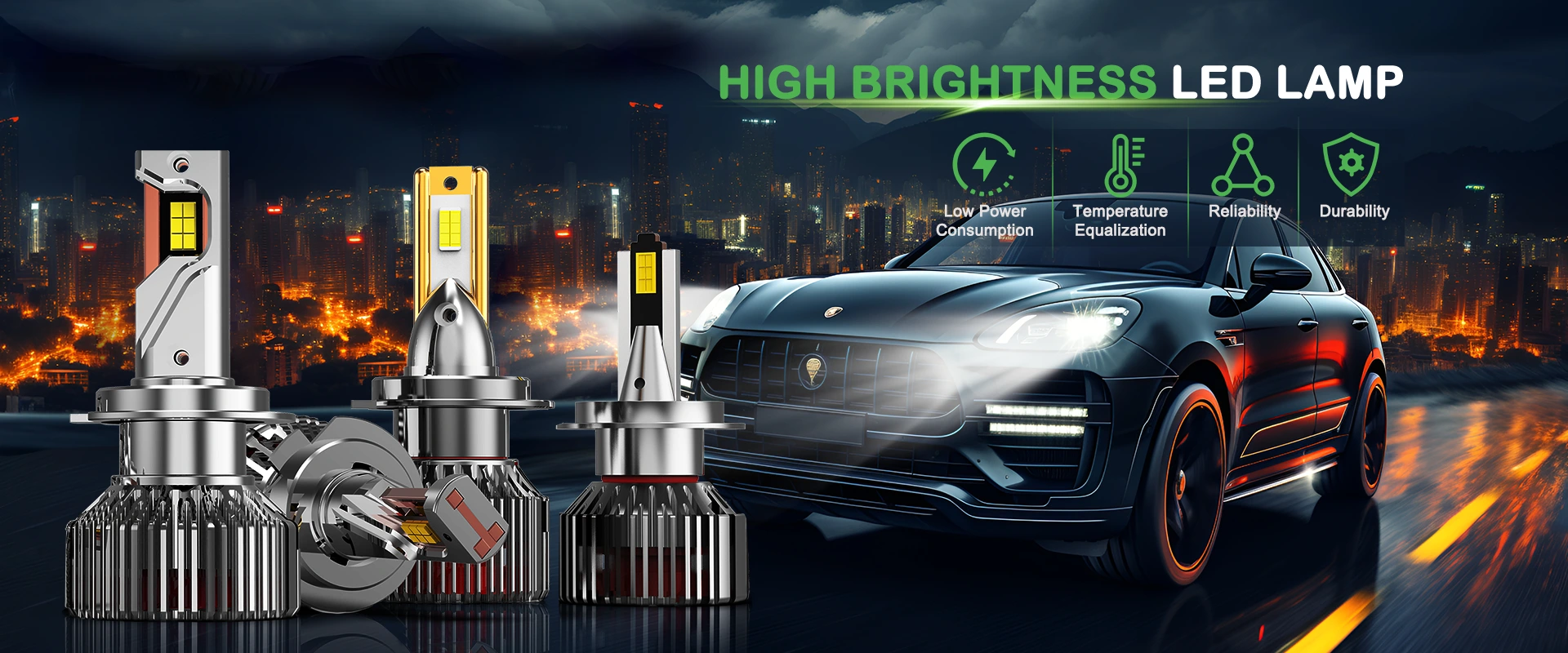 Fábrica de faros LED de la serie de conductores externos de China